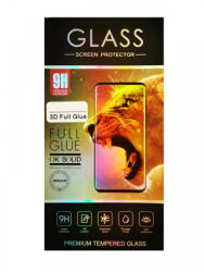 Full Glue Xiaomi Redmi Note 9 fekete hajlított 3D előlapi üvegfólia - bluedigital