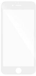 Samsung Galaxy J7 2017 előlapi üvegfólia, edzett, hajlított, fehér keret, SM-J730, 5D Full Glue - bluedigital