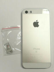 iPhone SE silver/ezüst készülék hátlap/ház/keret - bluedigital
