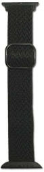 Beline okosóra szíj, Apple Watch 4/5/6/7/SE fekete, szövet, 38/40/41mm - bluedigital