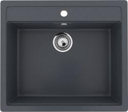 Ulgran U-104-343 Gránit Mosogatótálca - Egymedencés, Négyzet, Antracit (U-104-343)