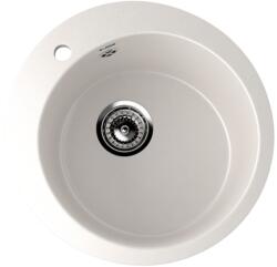 Ulgran U-405-341 Gránit Mosogatótálca - Egymedencés, Kerek, Tejfehér (U-405-341)