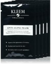 Kleem Organics Anti-Aging Mask Masca pentru ten anti riduri 5 buc Masca de fata