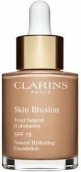 Clarins Skin Illusion Natural Hydrating Foundation világosító hidratáló make-up SPF 15 árnyalat 112C Amber 30 ml