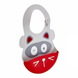 BabyJem Baveta din silicon Soft Baby Bib (Culoare: Gri) (bj_6262) - roua