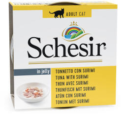 Schesir Schesir aszpikban gazdaságos csomag 12 x 85 g - Tonhal & surimi