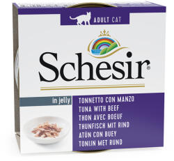 Schesir Schesir aszpikban gazdaságos csomag 12 x 85 g - Tonhal & marhafilé