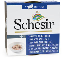 Schesir Schesir aszpikban gazdaságos csomag 12 x 85 g - Tonhal & apró szardella