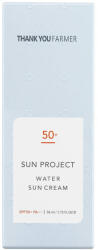 THANK YOU FARMER Crema de protectie solara cu SPF 50+ PA+++ Sun Project Water, 50 ml, Thank You Farmer
