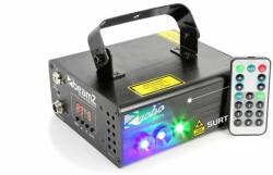 BeamZ Surtur II gobo lézer fényeffekt - RG (2 szín) + LED, hang / automata vezérlés (305 mW) (152630)