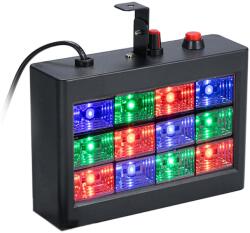 ReVoLuTioN ST-12BK RGB LED stroboszkóp + HANGVEZÉRLÉS (TH-ST002)