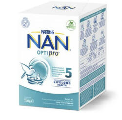 Formulă de lapte praf Nan 5 Optipro, +3 ani, 700 gr, Nestlé