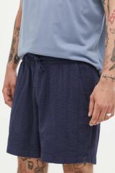 Abercrombie & Fitch pantaloni scurti din bumbac culoarea albastru marin PPYX-SZM0Y1_59X