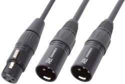 PD CONNEX CX140-0, 5 jelkábel, Y-Kábel, splitter (1x XLR mama - 2x XLR papa) - (0, 5 m) (176974)
