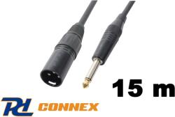 PD CONNEX CX38-15 jelkábel (6, 3 mm Jack - XLR papa) - (15 m) (1472)