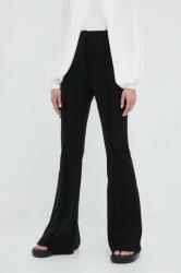 Day Birger et Mikkelsen pantaloni de lana Alice culoarea negru, evazati, high waist PPYX-SPD174_99X