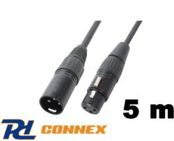 PD CONNEX CX100-5 DMX kábel (XLR mama - XLR papa) - (5 m) (1570)