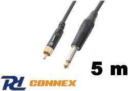 PD CONNEX GX95-5 jelkábel (6, 3 mm Jack - RCA) - (5 m) (1475)