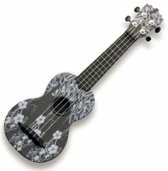 Pasadena WU-21F7-BK Floral Black Сопрано укулеле (<![CDATA[WU-21F7-BK]]>)