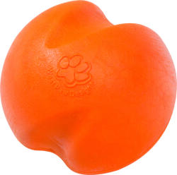 West Paw Jive - Össze-vissza pattogó labda (L | Narancs | 8 cm)