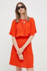Benetton rochie culoarea portocaliu, mini, evazati PPYX-SUD1G5_22X
