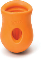 West Paw Toppl - Jutalomfalattal tölthető kutyajáték(S | 8 cm | Narancs)