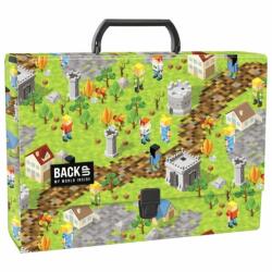 DERFORM BackUp - Game pixel nagy fogantyús irattartó A4/90 mm - Pixel Game (TRGB5A61) (TRGB5A61)