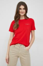Tommy Hilfiger tricou femei, culoarea roșu WW0WW37877 PPYX-TSD1DD_33X