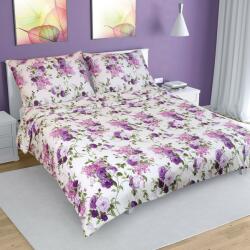 Bellatex Lenjerie de pat, din crep, Trandafir lila, 200 x 200 cm, 2 buc. 70 x 90 cm, 200 x 200 cm, 2 buc. 70 x 90 cm Lenjerie de pat