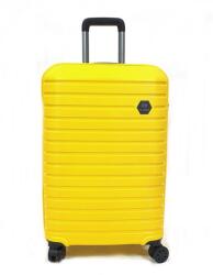 Touareg négykerekes citromsárga közepes bőrönd TG663 M-citromsárga - minosegitaska
