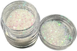  Holografikus glitter mix Fehér-Rózsaszín (hwhitepink)