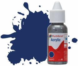 Humbrol Acrylic - Midnight Blue - Gloss (15) 14ml (DB0015) (DB0015)