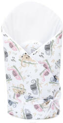 MT Textil MTT Merevített pólya - Rózsaszín és bézs kaméleonok - babylion