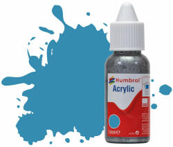 Humbrol Acrylic -N Mediterranean Blue Gloss (N0) 14ml (DB0048) (DB0048)