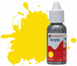 Humbrol Acrylic - Yellow - Gloss (69) 14ml (DB0069) (DB0069)