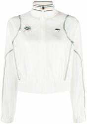 Lacoste Hanorace tenis dame "Lacoste Sport Roland Garros Edition Post-Match Cropped Jacket - white/green