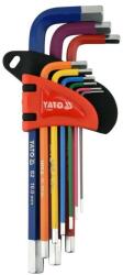TOYA színezett imbuszkulcs készlet 9 részes 1, 5 -10mm (YT-05631)
