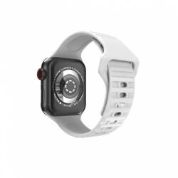 XPRO Apple Watch sport szilikon szíj Fehér 42mm/44mm/45mm/49m - redmobilshop
