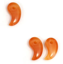  Pandantiv Carneol Mineral Natural 29-35 x 17-18 mm - 1 Buc