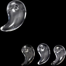  Pandantiv Cuart Alb Mineral Natural 29-35 x 17-18 mm - 1 Buc