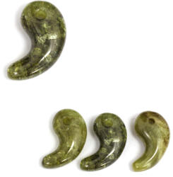  Pandantiv Vesuvianit Mineral Natural 29-35 x 17-18 mm - 1 Buc