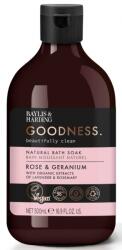 Baylis & Harding Goodness Spumă de baie - Rose & Geranium