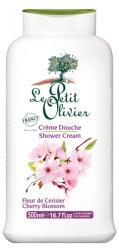 Le Petit Olivier Cremă de duș hidratantă - Floare de cires, 500ml