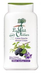 Le Petit Olivier Cremă de duș hidratantă - Mure și violete, 250 ml