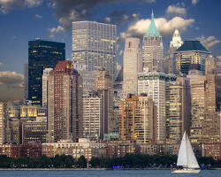 Számfestő New York-i Felhőkarcoló - vászonkép (vaszcity008)
