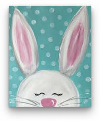 Számfestő Nyuszifül - húsvéti számfestő készlet