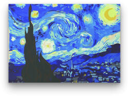  Van Gogh Csillagos Éj - számfestő készlet