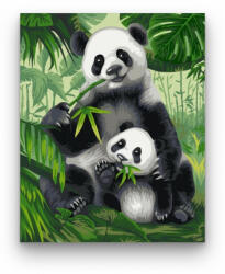 Számfestő Pandák - számfestő készlet (crea017)