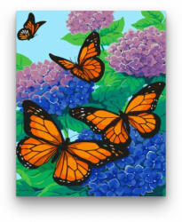 Számfestő Sárga pillangók - számfestő készlet (crea515)