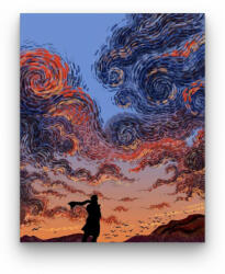  Van Gogh égbolt - számfestő készlet